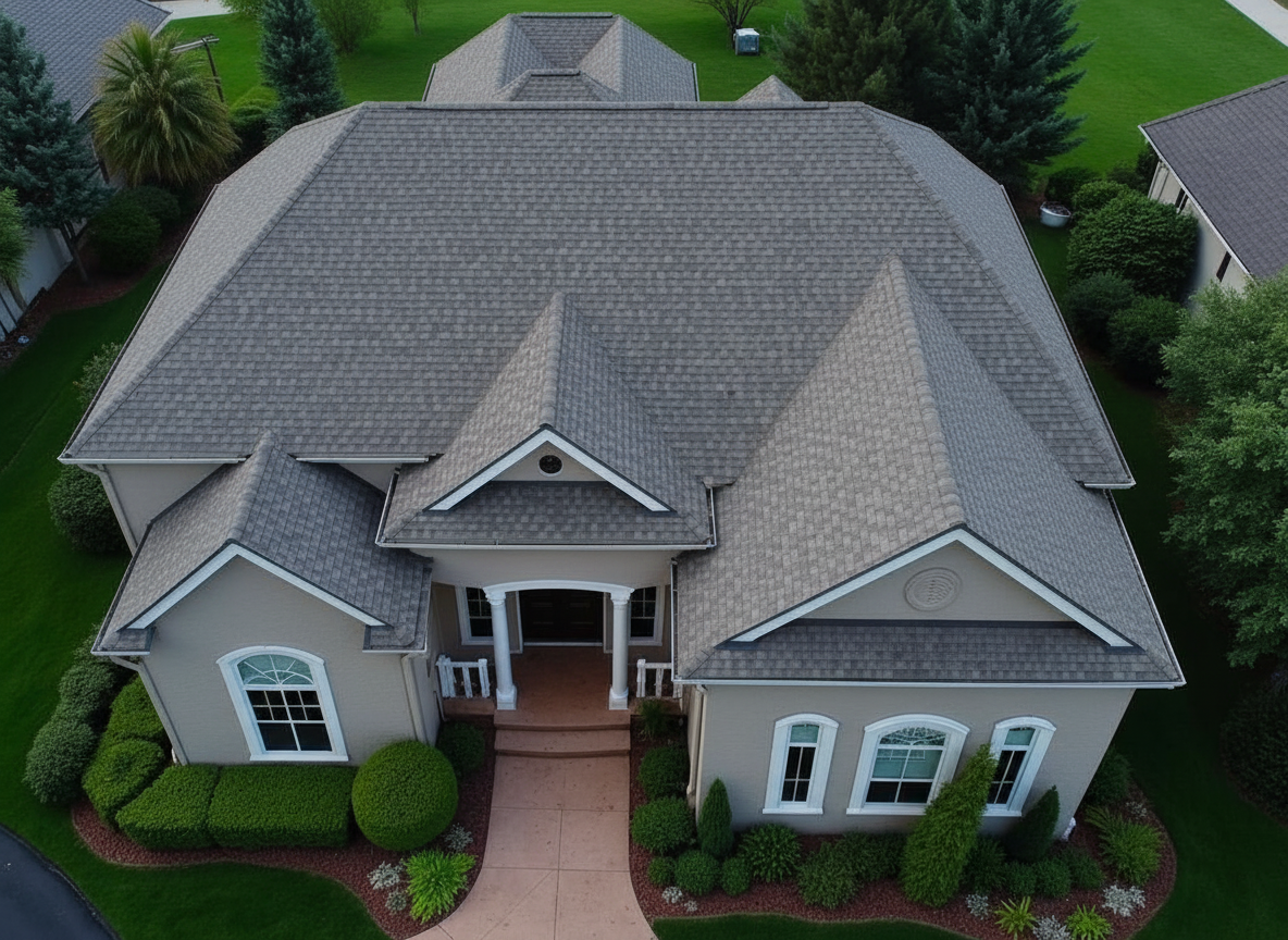 Beautiful new roof installed by WB Roofing